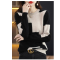 Autumn Winter Women's Round Neck Pullover Cardigan