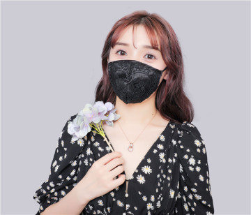 New Design Italian polyester filament silk Mask Protective
