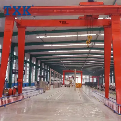 Used TXK 8t Single Beam Girder Portal Cranes for Construction Sites, Shipyards, and Warehouses
