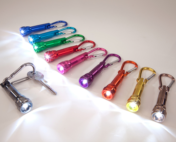 Custom Mini LED Flashlight Keychains with Aluminum Housing and Custom Logo: Hot Selling Promotional Gift Solutions
