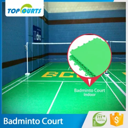 International standard cheap interior pp flooring badminton court