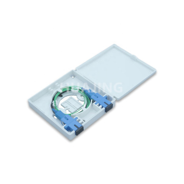 GPMB-H 86 Type Optic FTTH Terminal Box - 1 Core, 2 Cores, 2 Ports, Wall-Mounted with Hinged Cover