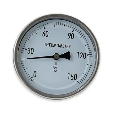 high temperature industrial bimetal thermometer