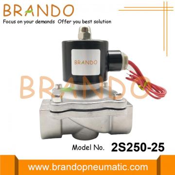 1'' 2S250-25 Stainless Steel Solenoid Valve For Wastewater