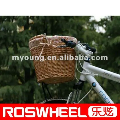 Wicker Cycle Basket 16233