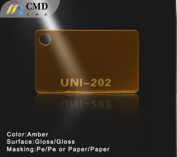 Amber Acrylic Plexiglass sheet 3mm Thick 1220*2440mm