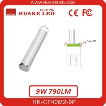 9W CE UL HIGH LUMINOUS EFFICACY LED PLUG TUBE
