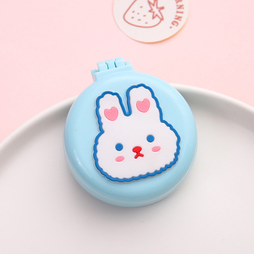 Cute Mini Folding Hair Brush for Women's Essential Makeup