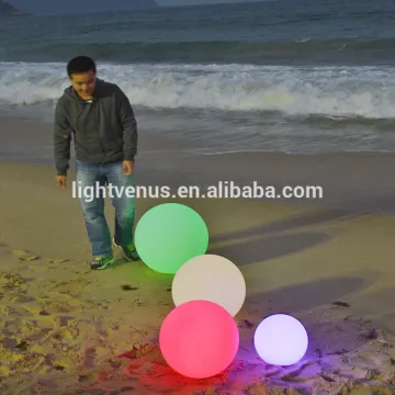 Solar 20,30,40,50,60cm diameter LED ball IP68 for swimming pool or garden