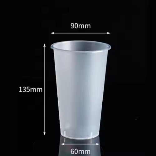 Fruit Milk PP Plastic Injection Boba Cups lids