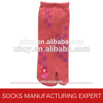 women's two toe socks