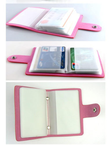 Hot Sale Fancy Business Leather Card Holder (SDB-7424)