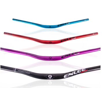 Durable SCR Alloy Handle Bar with Grips for MTB and Bicycle - 22.5mm Aluminum Alloy Handlebar