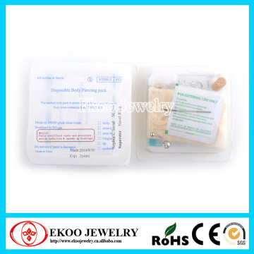 Sterilized Belly Ring Needle Kit Body Piercing Kit Sale