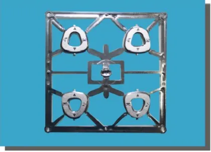 Plastic no-nickel plating products