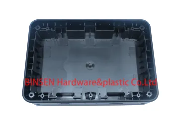 Plastic electronic device casing