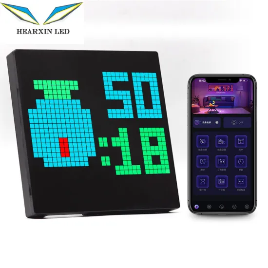 High Resolution LED Display Screen for Desktop Decoration - DIY Smart Pixel Panel