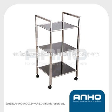New design 3-tier glass storage rack
