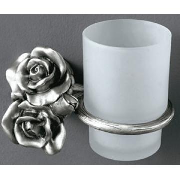 Rose Decoration Pure Copper Toothbrush Holder Set