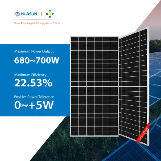 Hua Sun Solar Panels: 680W to 700W, 132 Cells Bipolar-Facial Modules