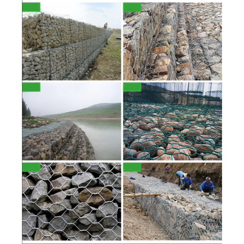 Scatola da parete galvanizzata del cesto di gabion che trattenga il muro