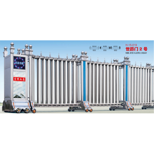 Sliding Automatic Retractable Driveway Fence Gate