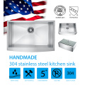 304 Stainless Steel Apron Front Kitchen Handmade Sink