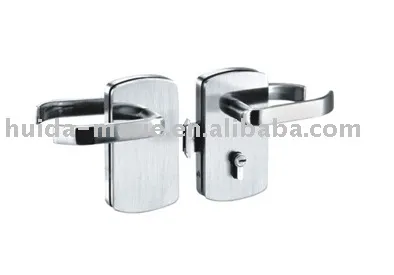 safety stainless steel Glass Door Lock L-11