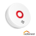 white photoelectric smoke detector with DC 9V