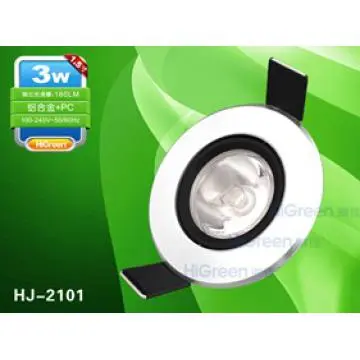 3W Round Embed LED Ceiling Lights