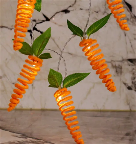 Easter Carrot String Lights