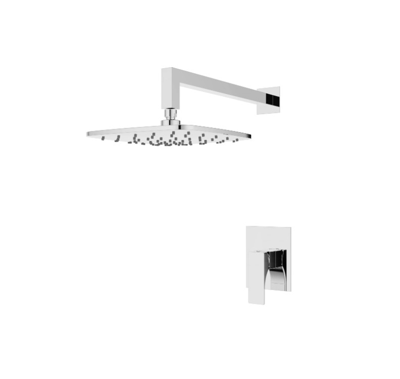 Concealed bathtub shower faucet set