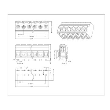 PCB Screw Terminal Block Pitch 15.0