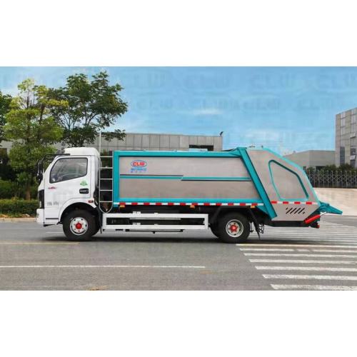 New energy electric 8cbm compressed garbage truck