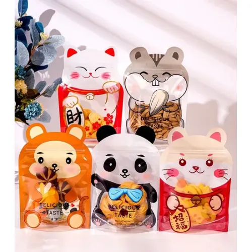 Sacs de bonbons à fermeture à glissement redalables personnalisés