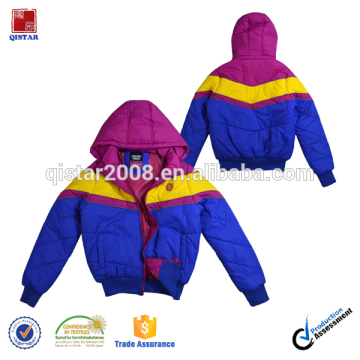 Fashion Women's Winter Nylon Three Colors Bomber Jacket Coat
