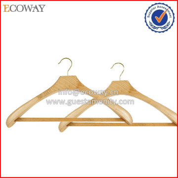 High Quality Custom wholesale Coats Wooden Hanger For Hotel