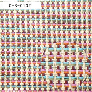 Natural Paper Straw Woven Fabric for Shoes, Handbags, Cushions, Curtains, and Wallpaper