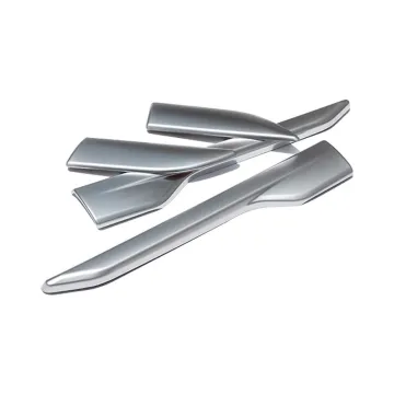 2pcs Side Fender Stickers for Land Rover Range Rover Evoque ABS Chrome Car Accessories