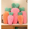 Super Soft carrot throw pillows