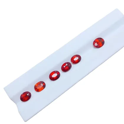 Wholesale Natural Fanta Garnet Oval Loose Stones