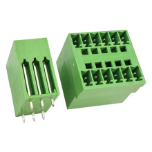 3.5mm double bank straight angle male pin Plug-in terminal connector