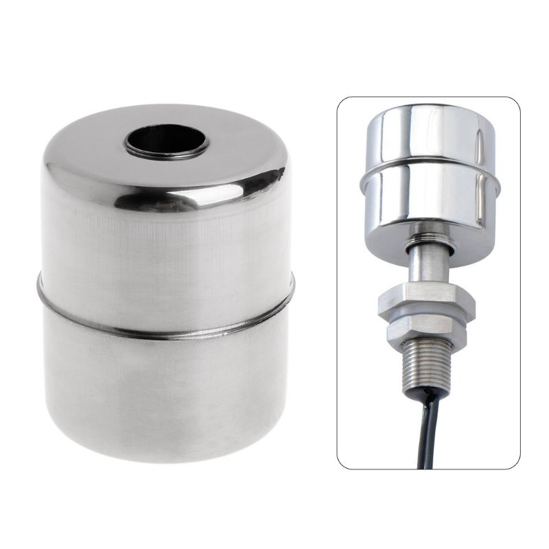 51*61*15mm Stainless Steel Ball Float Magnetic Floating Level Switch Flow Sensor J6PC