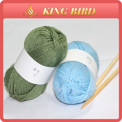 Hotsale purple 100% acrylic yarn crochet