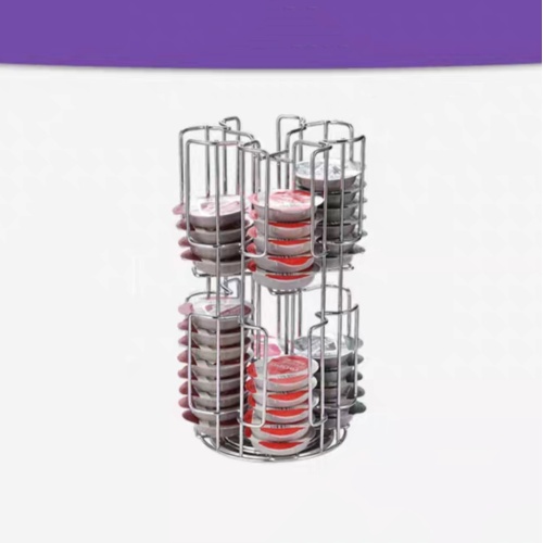 The storage capsule container can be rotated