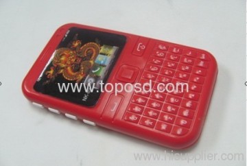 Popular Plasitc Card Speaker Mobile Phone Shape Tf Card Speaker With Mp3 Player 