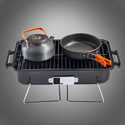 Go anywhere bbq grills small camping charcoal mini barbecue portable grill