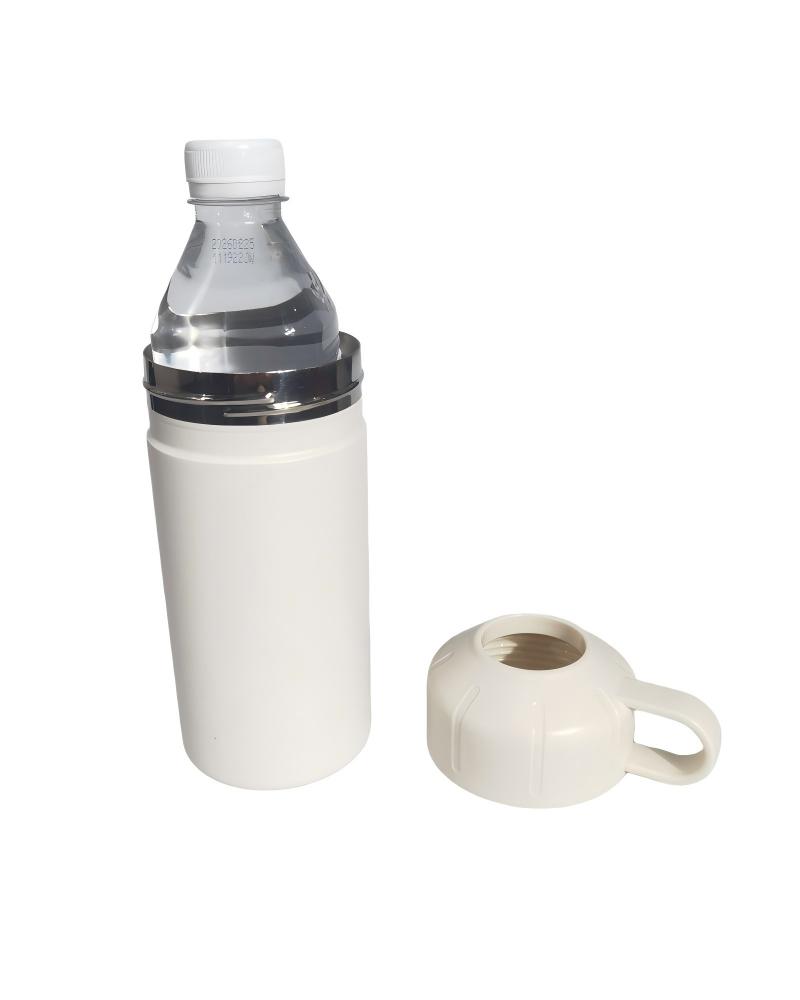 650ml insulated can cooler with lid
