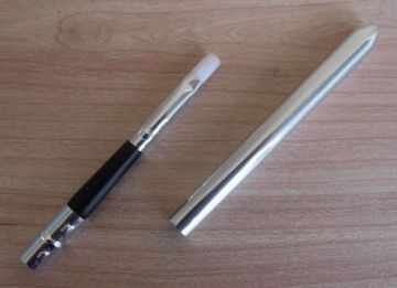 Glänzende Metallrohr kosmetische Lip Brush