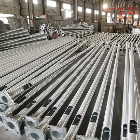 4m 5m 6m Galvanized Cast Iron Pole for Street Light Road Lighting
